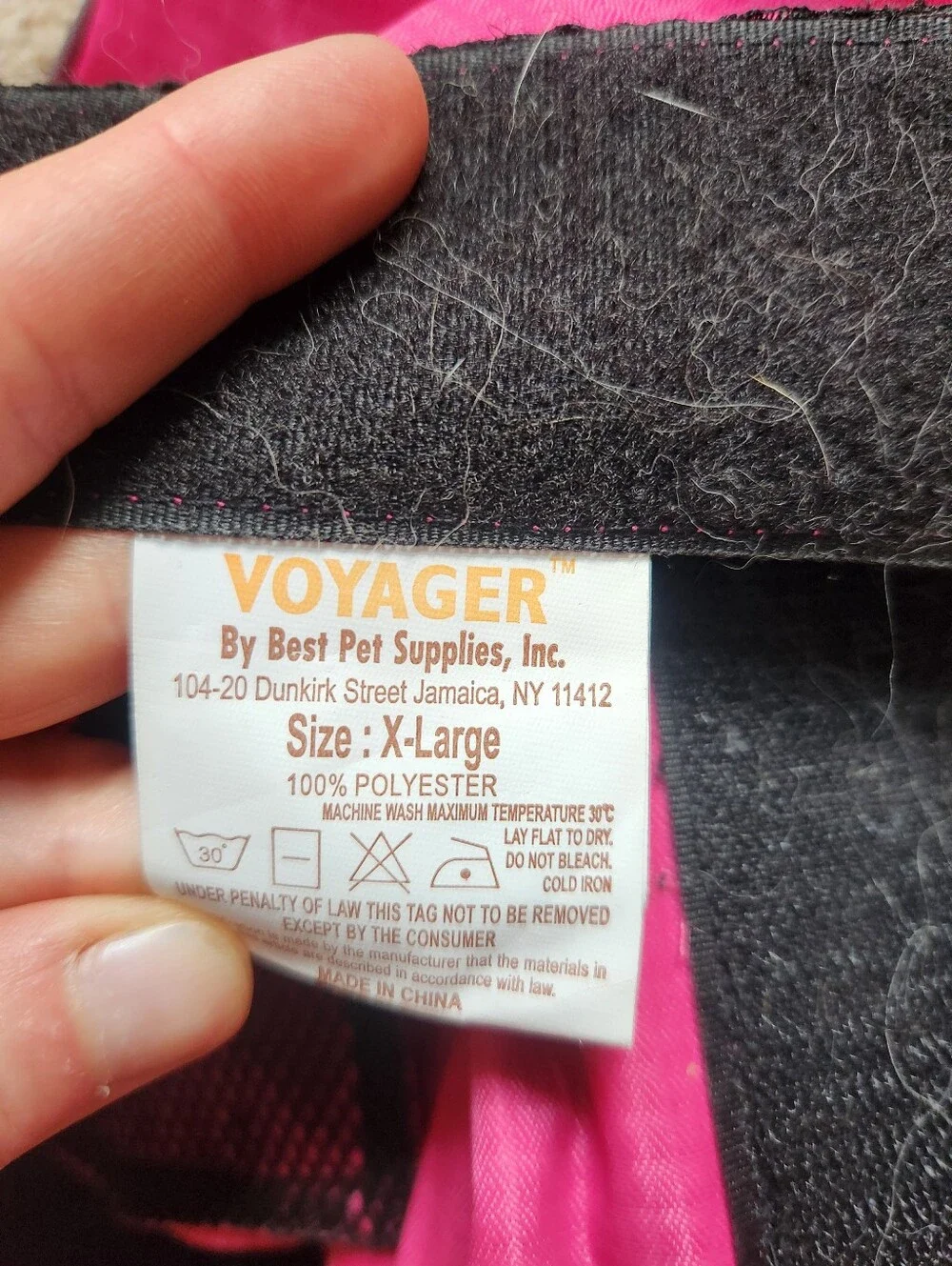 Voyager X-Large Pink Dog Harness